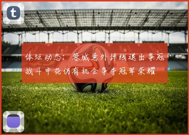 体坛动态：蓉城意外掉线退出争冠战斗申花仍有机会争夺冠军荣耀
